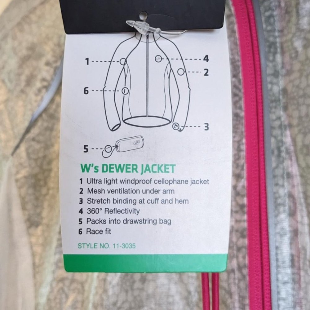 New Performance Dewer Jacket, Ultralight/Vented/R… - image 7